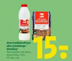 Coop 365 Amo brødblandinger eller pandekage- blanding* tilbud
