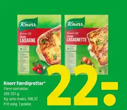 Coop 365 Knorr færdigretter* tilbud