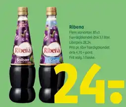 Coop 365 Ribena tilbud