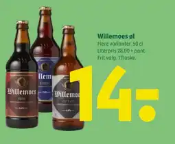 Coop 365 Willemoes øl tilbud