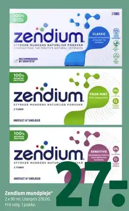 Coop 365 Zendium mundpleje* tilbud