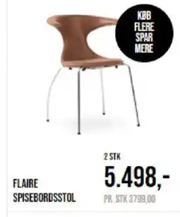 Ilva FLAIRE SPISEBORDSSTOL tilbud