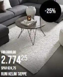 Ilva RUNI KELIM TÆPPE tilbud