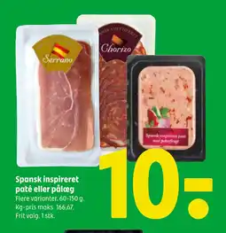 Coop 365 Spansk inspireret paté eller pålæg tilbud
