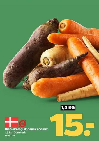 Netto ØGO økologisk dansk rodmix tilbud