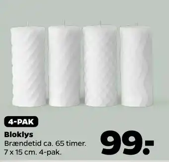 Netto 4-PAK Bloklys tilbud