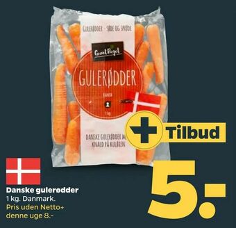 Netto Danske gulerødder tilbud