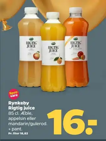 Netto Rigtig juice Rynkeby tilbud