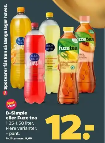 B-Simple eller Fuze tea