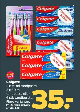 Netto Colgate tilbud