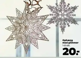Ophæng med glimmer