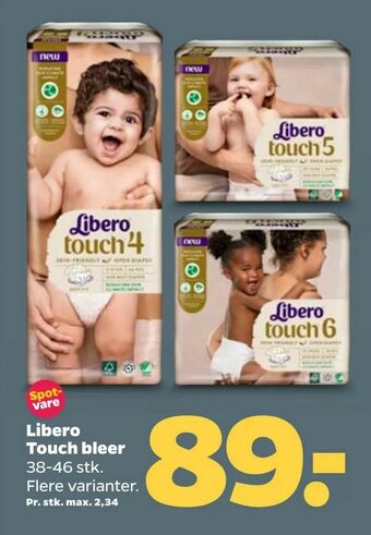 Netto Libero Touch bleer tilbud