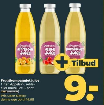 Netto Frugtkompagniet juice tilbud