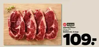 Netto Velsmag ribeyes tilbud