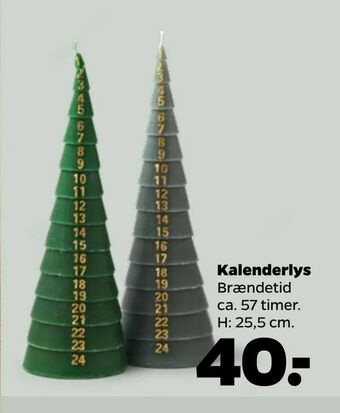 Netto Kalenderlys tilbud