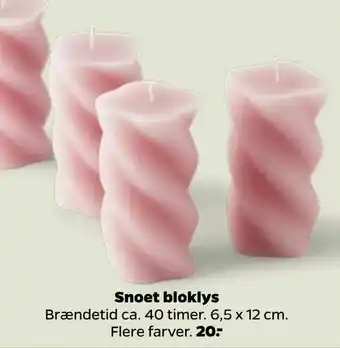 Netto Snoet bloklys tilbud
