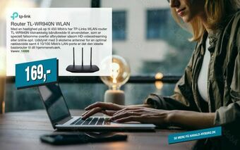 Harald Nyborg Router TL-WR940N WLAN tilbud