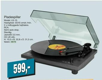 Harald Nyborg Pladespiller tilbud