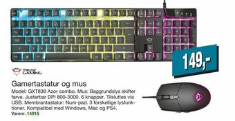 Harald Nyborg Gamertastatur og mus tilbud