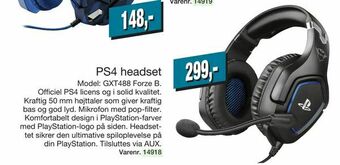 Harald Nyborg PS4 headset tilbud