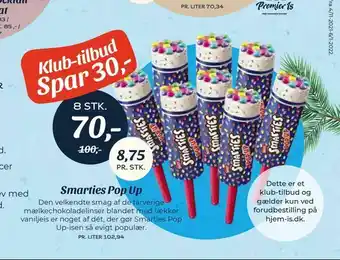 Hjem-IS Smarties Pop Up tilbud