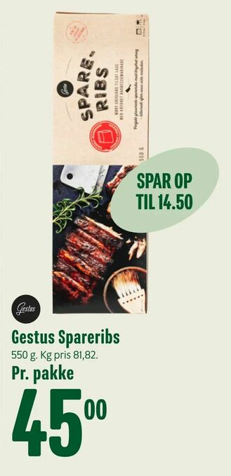 Min Købmand Gestus Spareribs tilbud