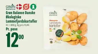 Min Købmand Grøn Balance Danske Økologiske Lammefjordskartofler tilbud