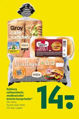 Coop 365 Brioche Burgerboller tilbud
