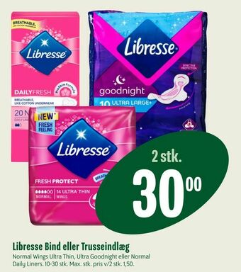 Min Købmand Libresse Bind eller Trusseindlæg tilbud