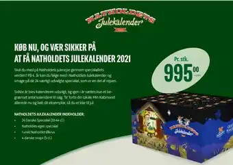 Køb nu, og vær sikker på at få natholdets julekalender 2021