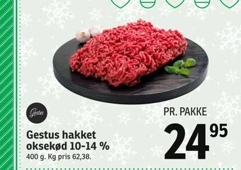 SPAR Gestus hakket oksekød 10-14 % tilbud