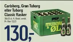 Føtex Carlsberg, Grøn Tuborg eller Turborg Classic flasker tilbud