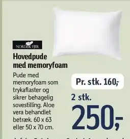 Føtex Hovedpude med memoryfoam tilbud