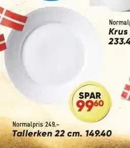 Bilka Tallerken 22 ccm tilbud