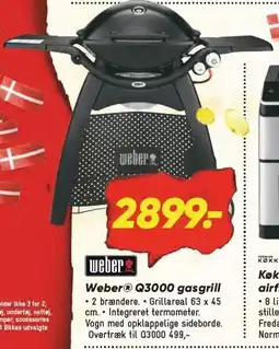 Bilka Weber Q3000 gasgrill tilbud