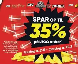 Bilka SPAR OP TIL 35% på LEGO æsker tilbud