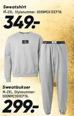 Bilka Sweatshirt eller Sweatbukser tilbud