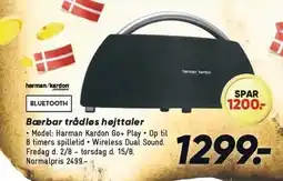 Bilka Bærbar trådløs højttaler tilbud