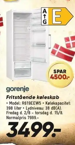Bilka Fritstående køleskab tilbud