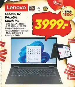 Bilka Lenovo 14'' WUXGA touch PC tilbud