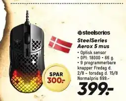 Bilka SteelSeries Aerox 5 mus tilbud