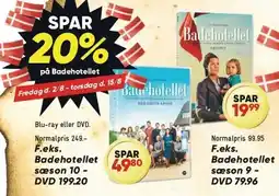 SPAR 20% på Badehotellet
