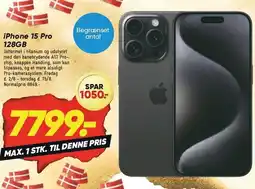 Bilka iPhone 15 Pro 128GB tilbud