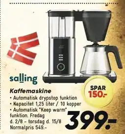 Bilka Kaffemaskine tilbud