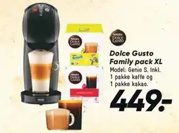 Bilka Dolce Gusto Family pack XL tilbud