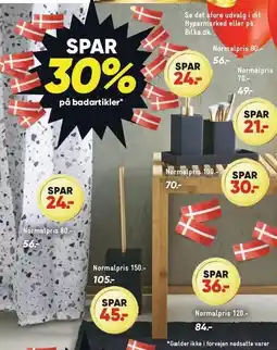 Bilka SPAR 30% på badartikler tilbud