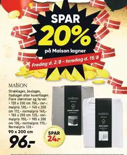 Bilka SPAR 20% på Maison lagner tilbud
