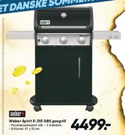 Bilka Weber Spirit E-315 GBS gasgrill tilbud