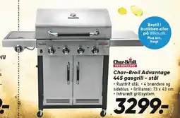 Bilka Char-Broil Advantage 445 gasgrill - stål tilbud