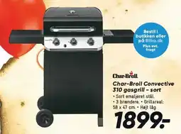 Bilka Char-Broil Convective 310 gasgrill - sort tilbud
